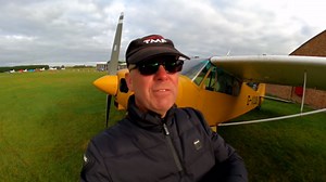 Piper Supercub going solo! - Flying out of the circuit for the first time in the PA-18 Supercub