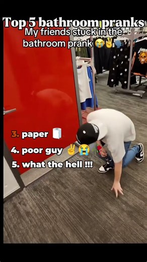 Top 5 bathroom pranks #funny #viralshort