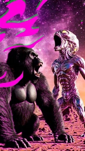 #gorilla #roar #aliens #jungle #history