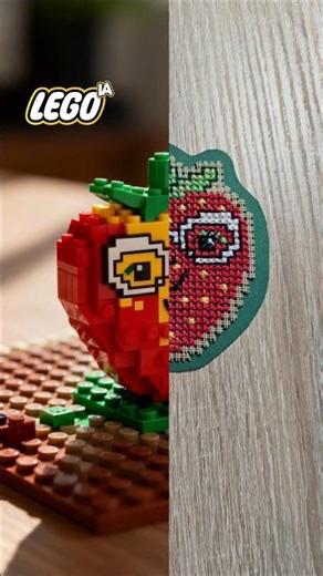 Part 5 ​When embroidery comes to life in the LEGO world 🧵➡️🧱.