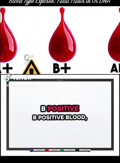 B Positive — The Digestive Wildcard 🧠 B blood is adaptable—but vulnerable. This blood type shows unique immune modulation and is linked to digestive sensitivity, inflammatory responses, and metabolic stress. Strong defenses. Unpredictable reactions. #BBloodType #DigestiveHealth #ImmuneSystem #educatoraward #learnontiktokcontest