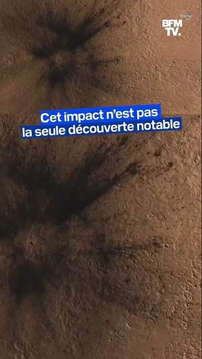 Voici l'image du plus gros cratère de météorite découvert sur Mars