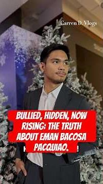 Bullied, Hidden, Now Rising: The Truth About Eman Bacosa Pacquiao. #carrendvlogs #shopeetagtowin