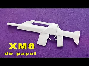 Origami armas | Como hacer una xm8 arma de papel do free fire