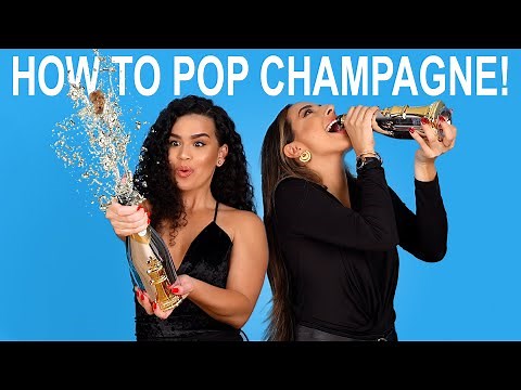 How to POP Champagne 🍾 Pop The Cork!