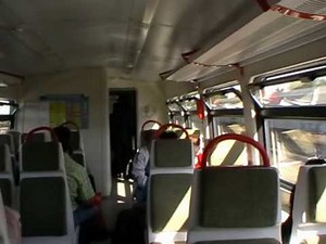 КМВ: рельсовый автобус РА2-0032 (салон)