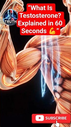 “What Is Testosterone? Explained in 60 Seconds. #facts #viral #science #testosterone #shorts #health