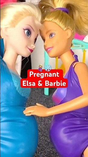 Satisfying With Unboxing Barbie and Elsa Princess Giving Birth Pinkfong Hospital, ASMR Video #shorts