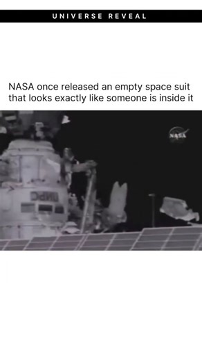 Reveal Universe on Instagram: "This is not an astronaut. It is an empty space suit released from the ISS. On February 3, 2006, the Expedition 12 crew gently sent an old Russian space suit into orbit. The suit carried simple radio equipment and was used as a small satellite called SuitSat. It moved around Earth for a short time, sending weak radio signals until its systems stopped working. The suit looked like a human shape drifting in space, which made the experiment unusual. It stayed in orbit 