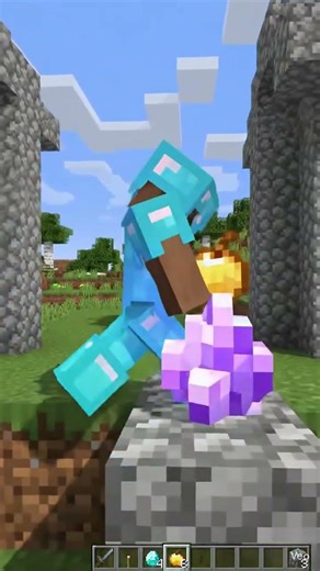 minecraft but exploding crystal 🔮