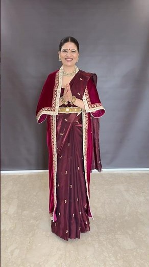 Winter wedding , but make it fashion 💕 saree from @pallunia.in