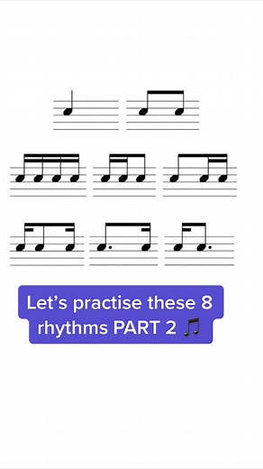 Improve Your Musical Skills with These 8 Common Rhythms Part 2