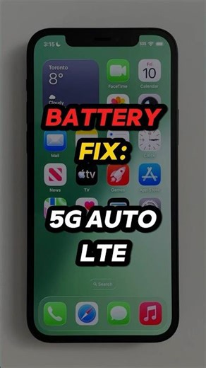 How To Stop 5G From Killing Your iPhone Battery 📶