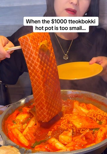 $1000 Tteokbokki Hot Pot: Too Small for Seafood Lovers!