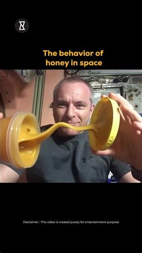 Why Honey Breaks the Laws of Physics in Space! #trendingshorts #space #science