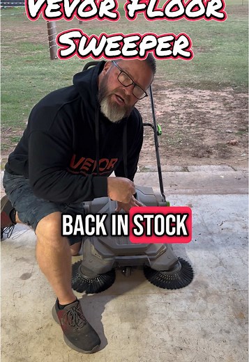 Vevor Floor Sweeper: Efficient Cleaning for Your Garage