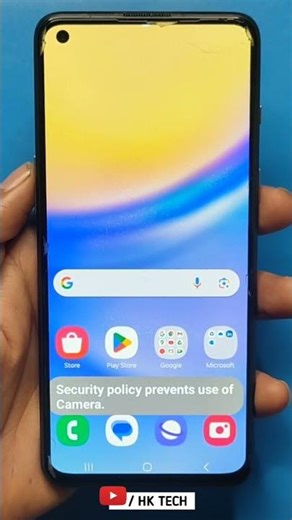 security policy prevents use of camera samsung A15/security policy prevents use of camera#shortvideo