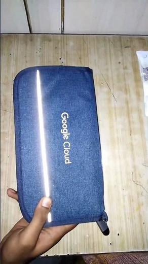 Learn To Earn Google Cloud Zipper Organiser Goodies Unboxing #shorts @Qwiklabs
