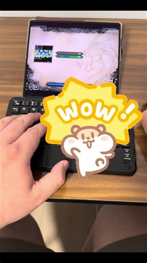 Foldable-screen gaming anywhere#smartphone #foldable#gaming