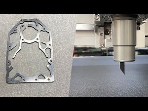 Rubber Gasket Oscillating Knife CNC Cutting Machine