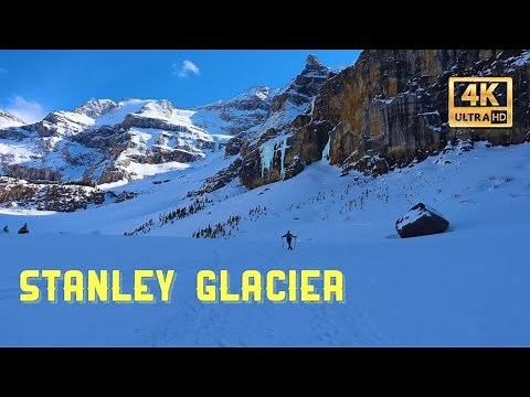 Stanley Glacier Trail Winter Hike | Kootenay National Park Canada [4K Ultra HD]
