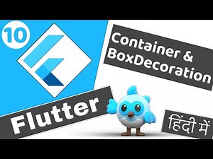 #10 Container, Box Decoration and Gradient | Flutter 2 tutorial for beginners हिंदी में