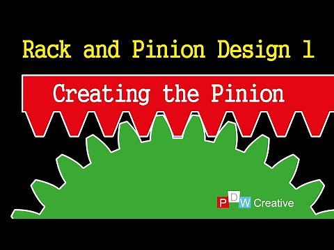 Rack and Pinion Design 1 - spur gear design in solidworks