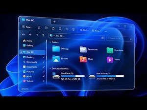 How to Make File Explorer Transparent & Liquid Glassy in Windows 11 / 10 (NO SOFTWARE REQUIRED!)