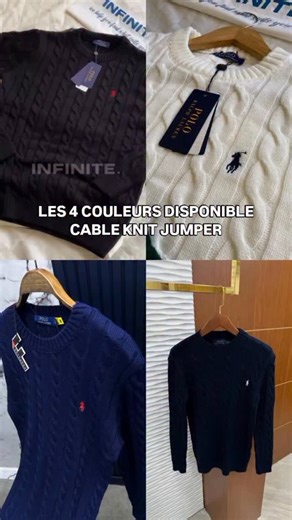 INFINITE. on Instagram: "cable knit jumper RALPH LAUREN #ralphlauren #fyp"