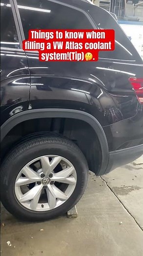 VW Atlas coolant system.#Atlas coolant #Atlas coolant#Atlas pump running dry.