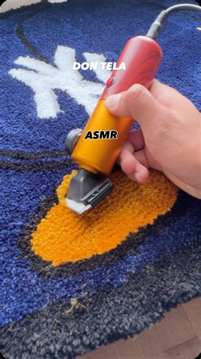 Don Tela — Rugs & Home Design on Instagram: "This is what hours of work looks like. . . Custom satisfying visual process loop with handmade detail. 🎧 . . . . . . . . Don Tela - Rugs & Home Design . #ASMR #ASMRRugs #TuftingASMR #SatisfyingReels #OddlySatisfying #RugMaking #CustomRug #RelaxingASMR #VisualSatisfaction #relaxingvideos #TuftingGun #FiberArt #SoothingSounds #CalmingContent #ReelASMR #HandmadeArt #oddlysatisfying #TextureASMR #asmrsounds"