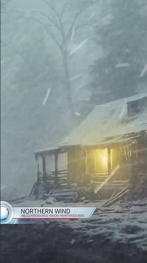 Blizzard Night Sounds for Deep Focus #snowstorm #study #blizzardsounds