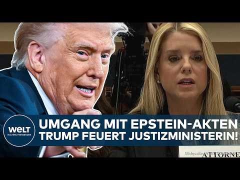 EPSTEIN SCANDAL: Bombshell! Trump fires Attorney General! Criticism of Pam Bondi over handling of...
