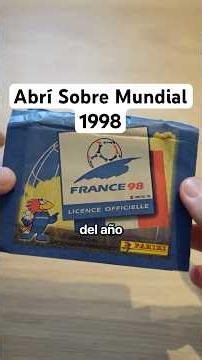 I Opened a 1998 World Cup Sticker Pack