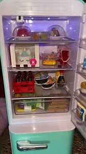 Mini fridge tour #viral #miniature #mini #minifridge #minibrands