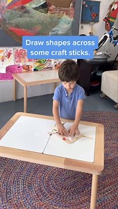 19K views · 122 reactions | SHAPE PUZZLES  // Here’s a simple way to play with shapes!  All you need for this are some jumbo craft sticks (the @dollartree sells a pack of 60!).  The boys enjoyed building these simple puzzles, reinforcing their recognition and vocabulary of shapes. | 7 Days of Play | Facebook
