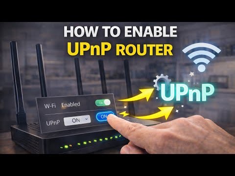 How to Enable UPnP Router (Universal Plug and Play):