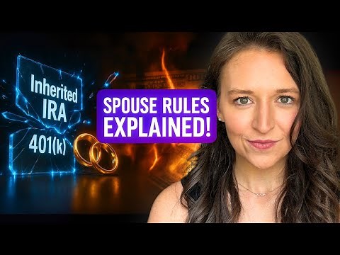 EXPLAINED: Inherited IRA & 401(k) Spousal Rules | Guide to RMDs, Rollovers & Tax Deadlines