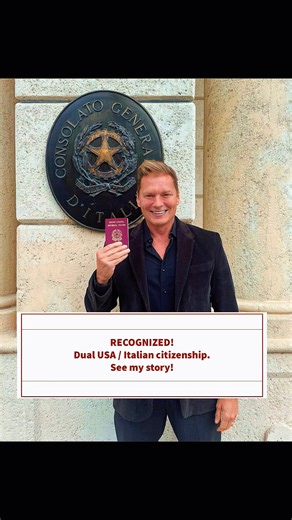 ITALIAN CITIZENSHIP RECOGNITION SUCCESS!!! The story of my long, frustrating and tumultuous path to Italian citizenship. My grandparents came from small villages outside of Napoli. In high school, I studied Italian and became fluent by my senior year. I joined Ancestry and found countless documents in the villages that my ancestors came from. I realized that my great grandfather passed his Italian citizenship down to me because he never became a citizen. In 2021, I made an appointment with the I