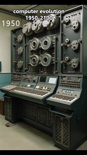 Evolution Time on Instagram: "evolution of the computer from 1950 to 2100 ❤️ follow me @evotimelab #evolution #timelapse #trend #reals #fyp #computer"