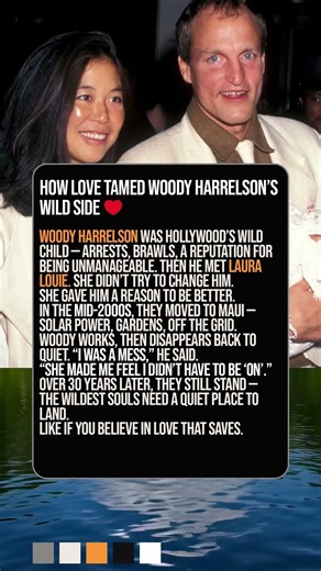 How Love Tamed Woody Harrelson’s Wild Side ❤️