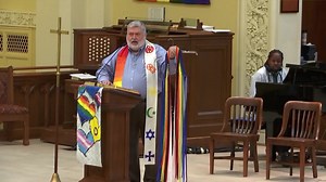 At Convocation this past fall, Rev. David Meredith presented Bishop Melvin Talbert's stole to Bishop Karen Oliveto. It is then hers to pass on to Bishop Cedrick Bridgeforth. Ours is a lineage of love and courage. | Reconciling Ministries Network