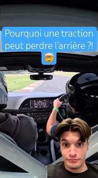 Pourquoi une traction peut perdre l’arrière ?! 🤯 Le passage en courbe 🏎️💨 #automobile #pilotage