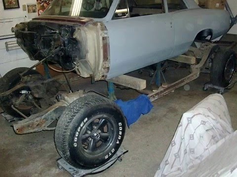Pulling body off of frame 1966 Beaumont / Chevelle