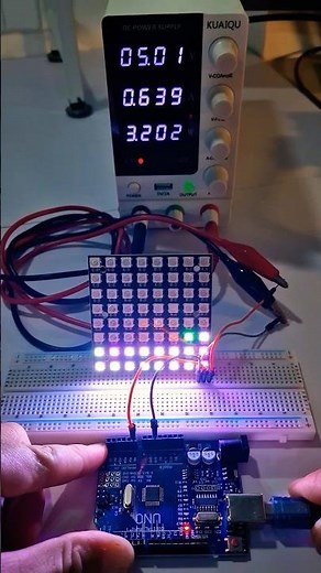 How to control 64 Leds WS2812B? #arduino #diy #ws2812 #arduinoproject