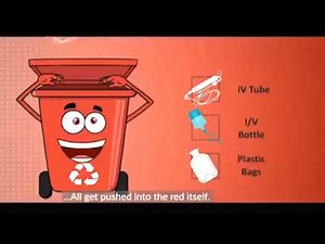Biomedical waste management procedure. #bmw #cartoon video #hospital