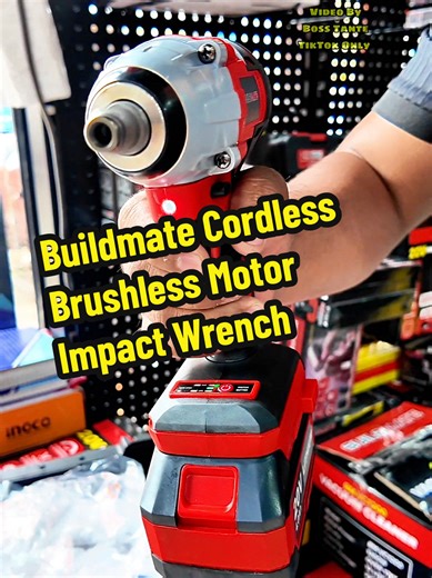 Buildmate Cordless Brushless Motor Impact Wrench 320nm 20v #bosstante #trending #buildmate #powertools #buildmatepowertools