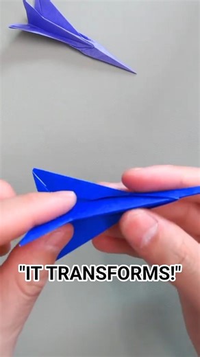 Amazing Transforming Origami Fighter Jet! ✈️ #CraftEase #paperplane #origami #fighterjet #diy