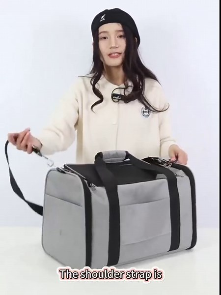 Cat Carrier, 17"x11"x11" Soft Cat Carriers for Small Cats and Dogs Up to 15 Lbs, Top Open Portable Pet Carrier with Anti-Scratch Mesh for Travel-Gray