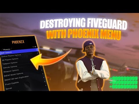 FiveM Cheat | Phoenix Menu vs FiveGuard | Admin Menu
